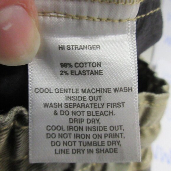 I Love Ugly Hi Stranger Women's Camo Joggers Pants Pull On Drawstring S 700 - Picture 4 of 12